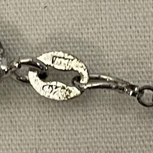 Elegant Multicolored Natural Gemstone Faux Pearl 16" Choker Matching Earring 925 - Picture 8 of 9